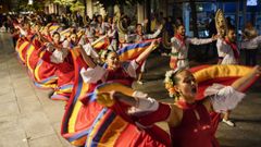 Imagen de archivo de las Xornadas de Folklore por las calles de Ourense 