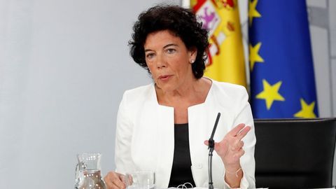 La ministra de Educaci�n, Isabel Cela�