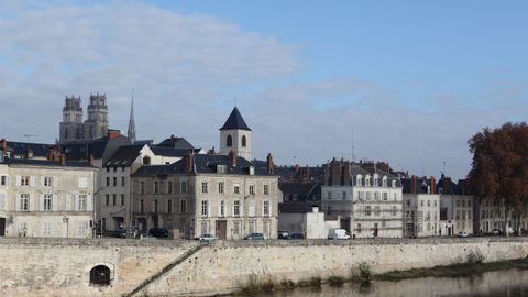 Vista de la ciudad de Orleans, al sur de Par�s

