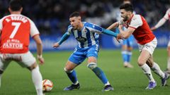 �lvaro Rey, en el �ltimo Deportivo-Racing de Santander