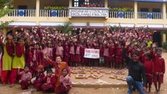 La canguesa Neneta Herrero, al frente del colegio Mara Solia de la India