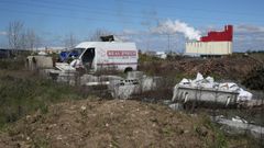 Los escombros de la construcci�n