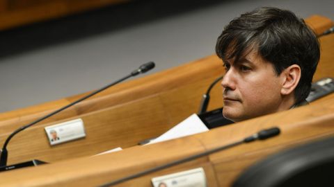 El Consejero de Ciencia, Industria y Empleo del gobierno del Principado de Asturias, Borja S�nchez