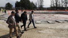 El vicepresidente segundo de la Xunta visit� las obras este mi�rcoles.