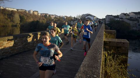 Carrera San Silvestre de Lugo, organizada por el Club Fluvial