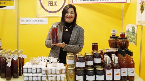 El vinagre de miel que propone Ana Mar�a Mej�as en el puesto de El Abuelo F�lix es una opci�n dulce