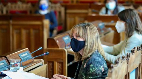 Ana C�rcaba, en la Junta