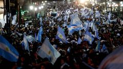 Mundial 2014: Buenos Aires sale a la calle para festejar el pase a la final