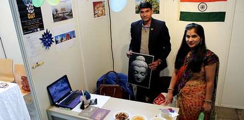 Los estudiantes extranjeros de la USC mostraron algunas de las costumbres y tradiciones de sus pa�ses. 