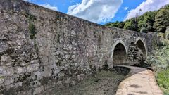 El puente, ya sin maleza