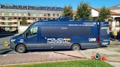 La unidad m�vil de documentaci�n de la Polic�a Nacional presta el servicio