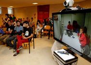 La l�der de UPyD declar� en el juicio por videoconferencia. 