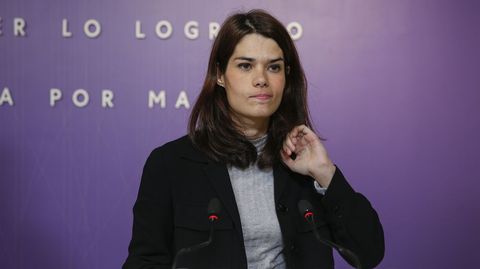 La coportavoz estatal de Podemos, Isa Serra.