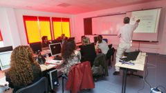 Foto de archivo de un curso en el centro de empleo de Ferrol