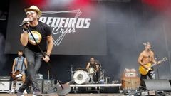 Unha actuacin da banda Heredeiros da Crus, que formar parte do cartel do festival de Taboada