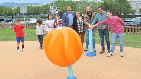 Inauguración del parque de juegos de agua de Pontevedra