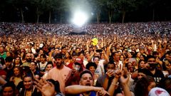 Imagen del p�blico de Castrelos en un concierto del verano pasado