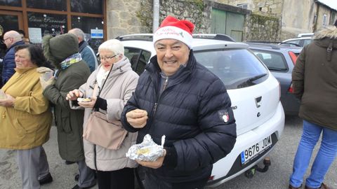 Participantes en el festejo organizado en Tuiriz el 31 de diciembre del 2024