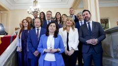 Los 12 concejales del PP y la edila Mar�a Reigosa, nuevo gobierno local de Lugo