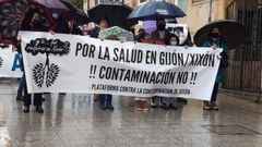 Manifestacin en Gijn en contra de la contaminacin