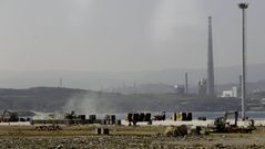 Obras de acondicionamiento de las explanadas del puerto exterior