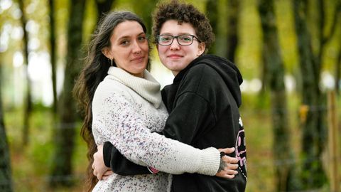 Celicia Rodrguez y su hija, Laura.