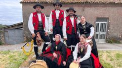 El grupo Argalleiros, de Oroso, es uno de los participantes en la cita de esta tarde en Sig�eiro