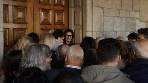Cientos de personas se quedaron fuera del pleno