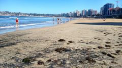 La playa de San Lorenzo, en este mes de octubre