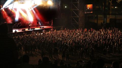 Uno de los últimos conciertos de Los Enemigos en Galicia