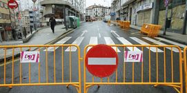 Parte de Montero R�os tambi�n est� cortada por obras. 