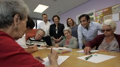 Rey Varela en su visita a Afal