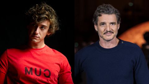 El m�sico Guitarricadelafuente y el actor Pedro Pascal