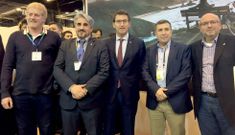 Pi�eiro, Dieste, Ruiz y Mu��os, en Fitur durante la visita del presidente de la Xunta, Alberto N��ez Feijoo. 