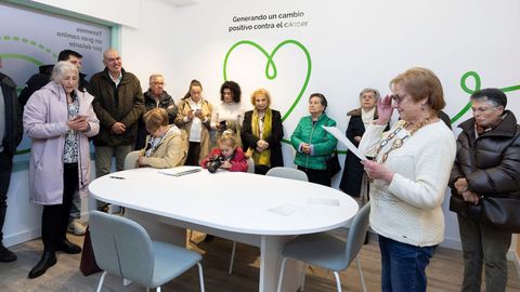 Inauguracin del local de la Asociacin Espaola contra el Cncer en Guitiriz