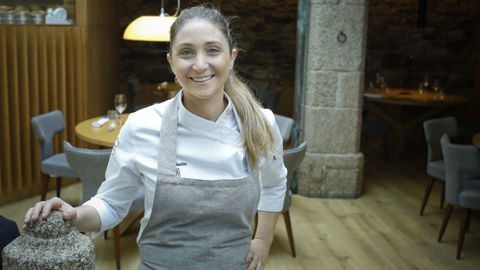 Luc�a Freitas, chef de A Tafona, en Santiago