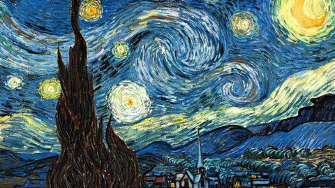 La noche estrellada (1889), de Vincent van Gogh. Museo de Arte Moderno de Nueva York 