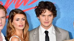 Kaia Gerber junto a Homer Gere en la promoci�n de �The Shards� en Berl�n