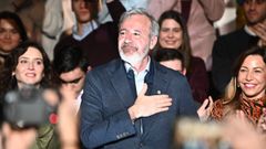 Jorge Azc�n durante un mitin