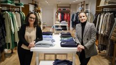 Juana y Noly son las empleadas de la nueva tienda de ropa de Ourense
