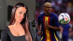 La influencer gallega Fati Vzquez pas unos das de vacaciones en Italia con Lamine Yamal