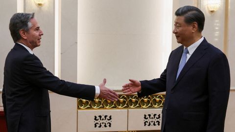 La esperada imagen de Xi Jinping y Antony Blinken d�ndose la mano certifica un reinicio de las relaciones entre las dos potencias.