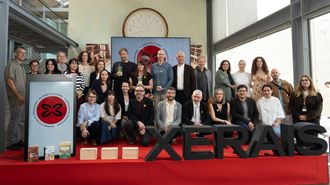 Xerais celebrou a festa de entrega dos seus galard�ns a Alberto Lema, Ivana G. Abu�n e Santiago Lopo no Museo do Mar de Galicia en Vigo