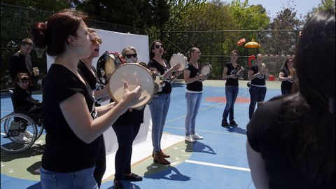 Romara das Letras no colexio de Escarabote
