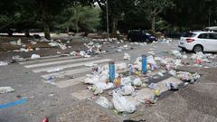 El botell�n volvi� a dejar el campus lleno de basura.