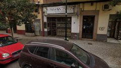El restaurante donde ocurri el accidente, en el barrio de Las Fuentes de la capital aragonesa.