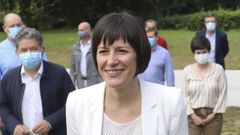 La candidata del Bloque, Ana Pont�n