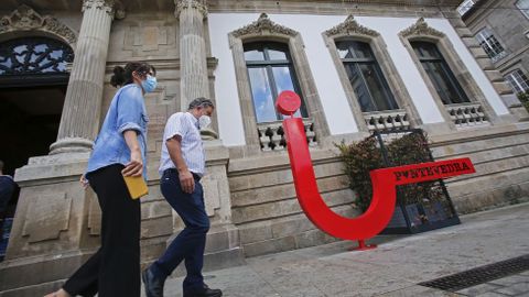 As est el edificio del Concello de Pontevedra que afrontar su reforma en breve