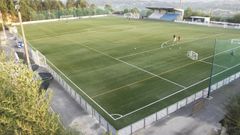 Imagen de archivo del campo de ftbol de Priegue, en Nigrn