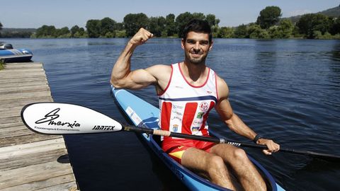 Roi Rodrguez. El tomis tuvo la medalla mundial en el K-1 1.000 durante 750 metros y al final acab quinto.